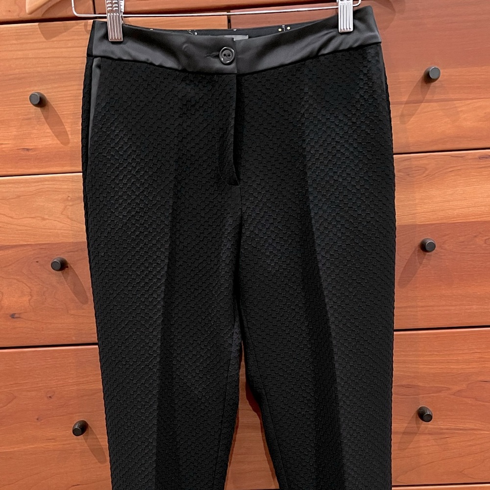 Cotelac Women’s dress pants with cuff and satin trimmed waist.  Like new! Size 0